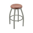 thumbnail image 2 of Holland Misha XL 36" Bar Stool - Nickel/Medium Oak Seat, 2 of 2