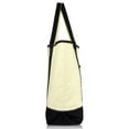 thumbnail image 7 of DALIX Apple Tote Hand Bag Reusable Grocery Natural Canvas Fruits in Black, 7 of 7