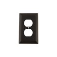 thumbnail image 2 of Nostalgic Warehouse 719668 Deco Switch Plate with Outlet, Timeless Bronze, 2 of 3