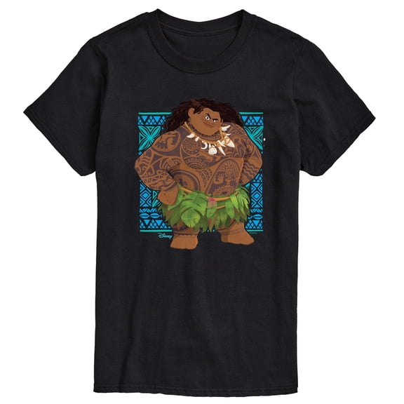 Moana - Maui Print - Men's Short Sleeve Graphic T-Shirt