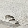 thumbnail image 3 of nuLOOM Wynn Braided Indoor/Outdoor Ivory 10' Casual Square Rug, 3 of 9