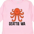 thumbnail image 4 of Inktastic Seattle Octopus Washington Vacation Boys or Girls Long Sleeve Toddler T-Shirt, 4 of 5