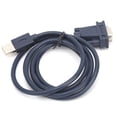 thumbnail image 2 of Cable serie USB a RS232 Línea de datos de impresión de computadora de 9 pines de grado industrial negro 1,2 metros, 2 of 8