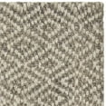 thumbnail image 3 of SAFAVIEH Natural Fiber Fiona Geometric Diamonds Braided Runner Rug, Ivory/Grey, 2'6" x 8', 3 of 5