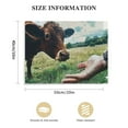 thumbnail image 3 of Orinice Cow Calf Eating from Hand Poster 20x16in, 3 of 6