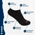 thumbnail image 4 of K-SWISS Women's Socks - 10 Pack Low Cut socks for Women, Athletic Running Sports Socks (Black), 4 of 10