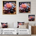 thumbnail image 4 of Designart "Pure Blossoms Of Lotus III" Lotus Floater Framed Canvas Art Print, 4 of 5