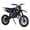 Blue, variant on Tereitr Kid Dirt Bike, 49CC 2-Stroke Gas Powered Motorcycle with Off-Rode Tire, Front Rear Disc Brakes, Shock Absorption Pocket Motorbike, Up to 25 Mph, Max Load 330 LBS, Red
