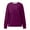 Purple, variant on VISALY Pullover Crewneck Sweatshirt Tunic Sweatshirt Autumn Winter Loose Casual Casual Long Sleeves Round Neck Solid Color Sweatershirt Oversized Sweatshirt Hoodies Pullover Solid Sweatshirt Bronze L