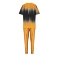 thumbnail image 4 of BLVB Womens Tracksuit Summer 2 Piece Outfits Casual Short Sleeve Tops and Drawstring Jogger Pants Sets with Pockets, 4 of 5