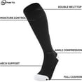 thumbnail image 5 of SHIHUALQ 3 Pairs Soccer Football Socks for Youth Baseball Softball Socks for Women and Men Boys Girls, 5 of 7