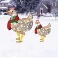 thumbnail image 4 of Bufanda, Luces Decorativas, Escultura De Jardín Plana, Adornos De Pollo Para Césped, Decoraciones Navideñas Advancent HA042677-01, 4 of 4