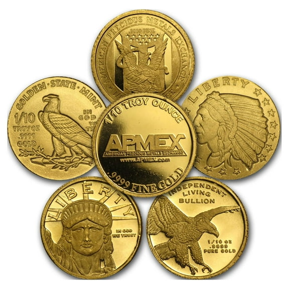 1/10 oz Gold Round - Secondary Market