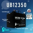 thumbnail image 3 of 5x Pack - Compatible TOPAZ BATTERIES 8413001NN Battery - Replacement UB12350 Universal Sealed Lead Acid Battery (12V, 35Ah, 35000mAh, L1 Terminal, AGM, SLA), 3 of 6