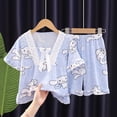 thumbnail image 1 of Pikachu-Conjuntos de pijamas de dibujos animados para niñas, ropa de dormir de manga corta Kawaii, pantalones cortos, Jersey, ropa de casa, Verano qym unisex, 1 of 2
