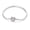 Love Cross Clasp, variant on European 925 Sterling Silver Cubic Zirconia Heart Clasp Snake Bracelet fit Charms Beads Pendant for Women Jewelry