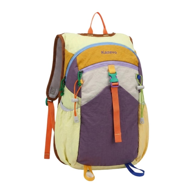 Mochila de senderismo compacta y elegante para viajes cortos, ideal para correr y para hombres y mujeres. Violeta blanca