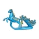 thumbnail image 3 of Estante para Vino Macarena soporte para botella de Vino Organizador de estatua de caballo azul, 3 of 8