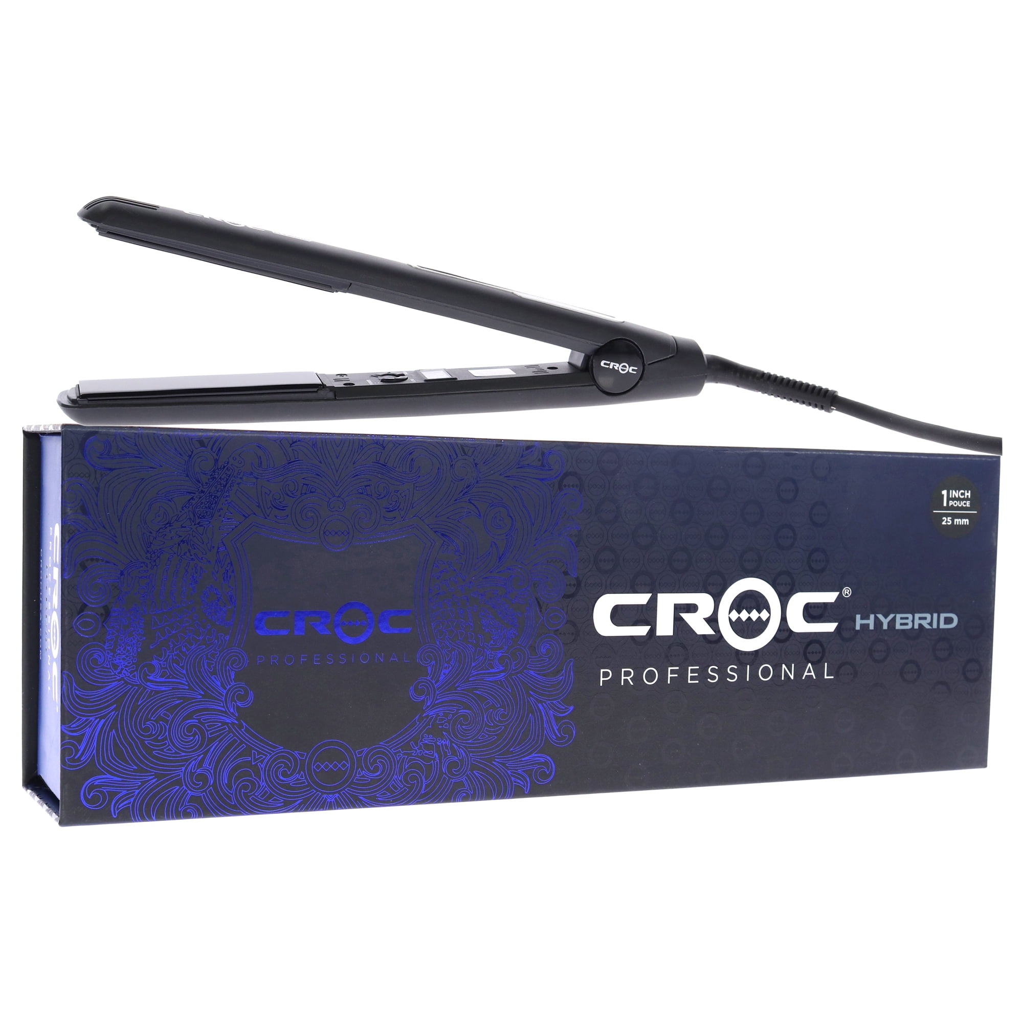 Croc Nano-Titanium Flat Iron – Black – I Want It Black