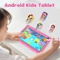 thumbnail image 4 of Peicheng Tablet for Kids, 10" Android 15 Kids Tablet with EVA Case, Parental Control Pre-Installed Education Apps, 6(2+4)GB RAM 32GB Storage 6000mAh WiFi 6, Front 2MP+Back 8MP Dual Cameras - Pink, 4 of 7