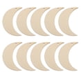 thumbnail image 1 of Miangastore 10 Pcs DIY Handmade Sand Table Building Model Basswood Crecent Moon Shape Material(50mm), 1 of 8