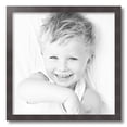thumbnail image 2 of ArtToFrames 18x18" Sloped Dark Walnut Picture Frame, Brown Wood Poster Frame, with Regular Acrylic and 2 (FBPL-4820), 2 of 7