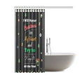 thumbnail image 2 of WOPOP Christmas QuoteShower Curtain Bathroom Decor 66x72 Inch, 2 of 3