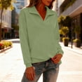 thumbnail image 6 of MESSUEN Pullover Sweatshirts for Women Comfort Sweatshirt Winter Sweatshirts for Women Fall Long Sleeve Tops Fall Shirts Women Cute Sweatshirts Long Sleeve Tops for Women Light Green M, 6 of 6