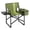 Army Green & Light Yellow Stripes with Side Table, variant on FASCK 1 PC Portable Camping Chair Heavy Duty Folding Chair for Indoor Outdoor Camping,outdoor Folding Chairs Made with Durable Fabric and Sturdy Aluminum/Steel Frame,Black & Yellow Stripes.