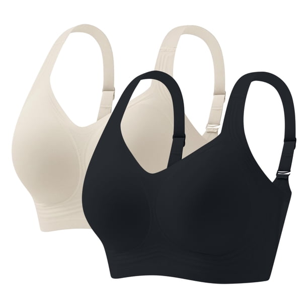 Sujetáneos para las Mujeres sin Alambre Interior sin Acolchado Empujar Suave Mantequilla Yoga Bralette, Tshirt Sujetáneos para las Mujeres sin Alambre Interior Sujetáneo Deportivo Diario