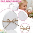 thumbnail image 1 of Easter Egg Decorations with Jute Bows for Rustic Home Decor, Tiered Tray Styling and Spring Holiday Table Centerpiece (Multicolor), 1 of 6