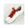 thumbnail image 6 of INSPIRE CHIC2 Pairs Flat Snow Yarn Shoelaces 2.5cm/4cm Wide Transparent Shoe Laces for Sneakers Red 120cm/47", 6 of 6