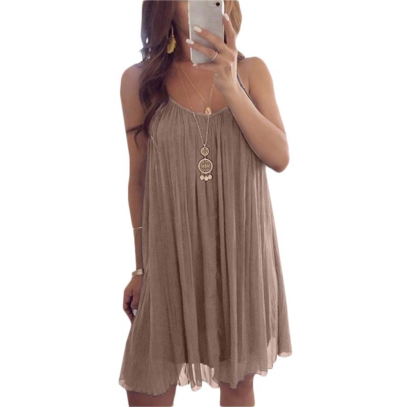 loose chiffon dress