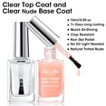 thumbnail image 2 of Esmalte de uñas GELLEN con base transparente y capa superior 4 en 1 teñido color nude, 2 of 8