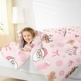 thumbnail image 4 of Homewish Kids Children Cartoon Santa Claus Deer 2pcs Bedding Comforter Set,Kawaii Pink Bow Twin Comforter Sets,Merry Christmas Breathable Bedding Set,Microfiber Bedroom Decor,Reversible, 4 of 8