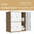 thumbnail image 2 of MECOLOR Office and school locker cabinet Organizers for Small size with Lock for file Cloth and self belonging, 2 of 10