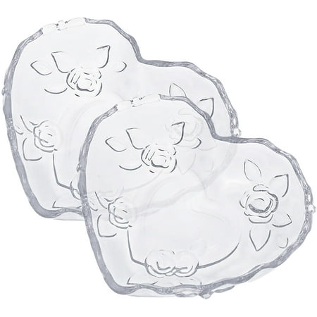 

PATKAW 2Pcs Heart Shaped Bowl Fruit Salad Bowl Multi-functional Desktop Jewelry Tray Holder
