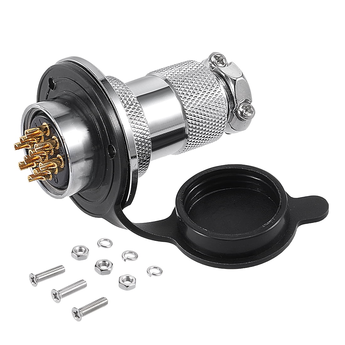 Aviation Connector, 25mm 10P 5A 250V GX25-10 Waterproof Male Wire Panel Power