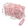 thumbnail image 2 of YSNOOWE De Belleza Esponjosa Rosa Con Patrón De Corazones Para Viaje Y Uso Cotidiano, 2 of 8