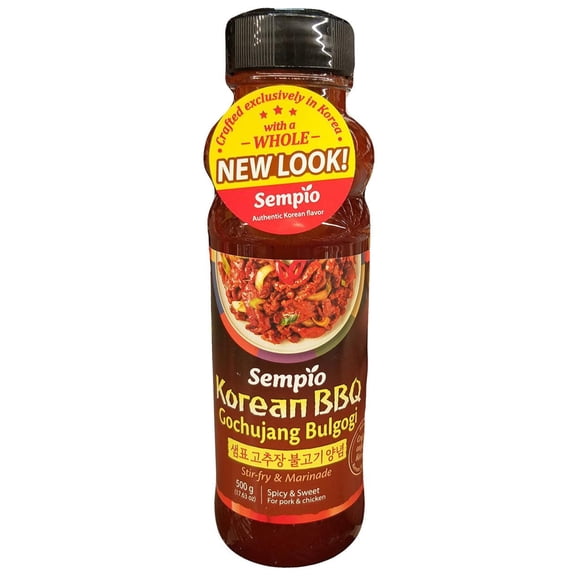 Sempio - Korean BBQ Gochujang Bulgogi, 1.1 Pounds, (1 Bottle)