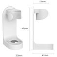 thumbnail image 4 of Electric Toothbrush Holder Wall Mounted for Bathroom Counter, ABS Plastic Self Adhesive Toothbrush Organizer, Traceless Electric, 4 of 5