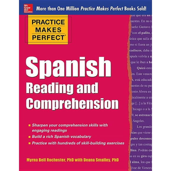 Practice Makes Perfect Spanish Reading and Comprehension, (Paperback)