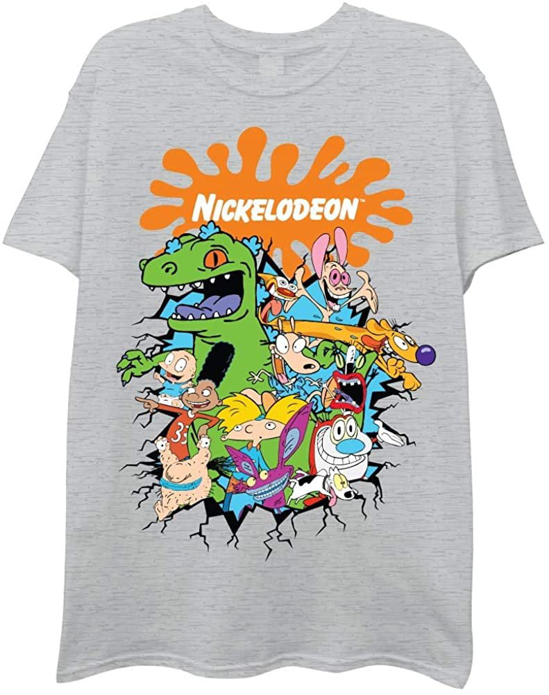 Nickelodeon Mens Rugrats Reptar Lounge Pant Gray 