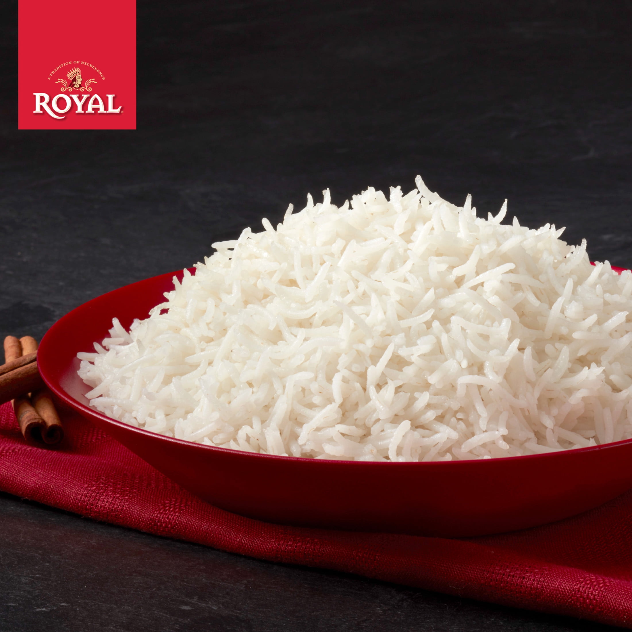 Royal White Basmati Long Grain Rice, Bulk Bag, 2 Lb