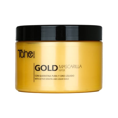 Tahe Botanic Gold Regenerating Hair Mask with Pure Keratin and Liquid Gold, 300ml