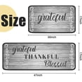 thumbnail image 2 of 2Pcs Thankful Kitchen Rugs Set of 2 Mats for Cooking Non Slip Waterproof Standing Kitchen Runner Mats 17\u201dx30\u201d+17\u201dx47\u201d, 2 of 6