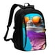 thumbnail image 1 of Fotbe Lizard With Sunglasses Colorful Mochila con Estampado y Puerto USB para Hombre y Mujer, Mochila Antirrobo, Mochila de Viaje, Mochila Escolar, Mochila Universitaria, 1 of 7