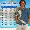 thumbnail image 6 of Yuyamidu Matching Outfits for Couples Vacation Shirts for Men Lightweight Women's Summer Dresses Palm Tree Shirt Men Button Up Shirt Beach Hawaiian Matching Clothes for Couples , XL, 6 of 6