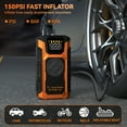 thumbnail image 4 of Featou Jump Starter with Compressor,5500A Peak Battery Jump Starter (up to 9.0L Gas&7.5L Diesel Engines),Battery Booster Power Pack,12V Jump Box with LED Light,USB Quick Charge 3.0, 4 of 7