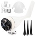 thumbnail image 4 of Loewten Small Wind Generator, 3 Blades Wind Generator, Convenient Injection‑Molded For Marine Home Charging Terraces, 4 of 8